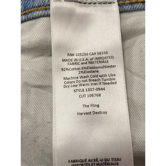 Current/Elliott Skinny Jeans Ankle Crop Distressed Women’s Sz 24-0 - Picture 4 of 7